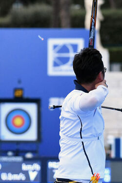 Roma Stadio dei Marmi 03.09.2017 Hyundai Archery World Cup Recurve Men. Roma Stadio dei Marmi 03.09.2017 Hyundai Archery World Cup Recurve Men.