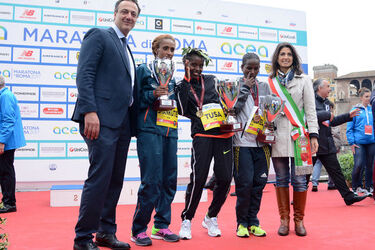 02.07.2017 Maratona di Roma. Premiazioni