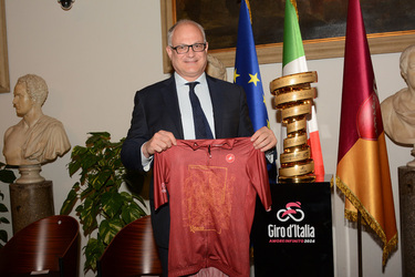 Roma 08.04.2024 Campidoglio Presentazione Giro d Italia 2024 G.Leanza ph