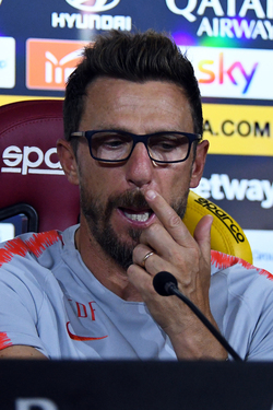 18.08.2018 Conferenza Mr Di Francesco vigilia Torino Roma G.Leanza ph 18.08.2018 Conferenza Mr Di Francesco vigilia Torino Roma G.Leanza ph