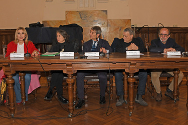 31.03.2026 Roma Aula Magna Facolt&agrave; Teologica Valdese Assemblea Bilancio OdG e Premi 50 anni da giornalisti G.Leanza ph