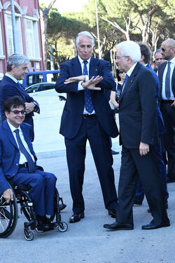 12.06.2017 Roma CONI arrivo Presidente Repubblica Mattarella