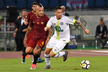 01.09.2017 Roma vs Chapecoense Match Friendly 37 photos