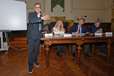 28.03.2024 Aula Magna Facoltà Teologica Valdese Assemblea Bilancio OdG e Premi 50 anni da giornalisti 