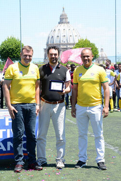 27.05.2017 Premiazioni Clericus Cup 2017. Collegio Urbano vs Universita Gregoriana 2 0