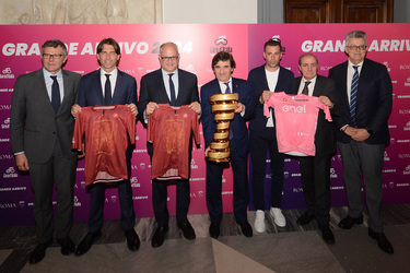 Roma 08.04.2024 Campidoglio Presentazione Giro d Italia 2024 G.Leanza ph