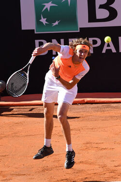 Roma 20.05.2017 Internazionali BNL Zverev vs Isner