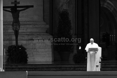 27.03.2020 Urbi et Orbi Papa Francesco. G.Leanza ph