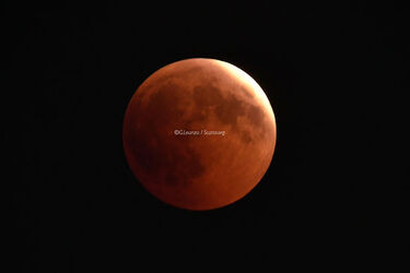 27.07.2018 Lunar Eclipse on Rome Italy 27.07.2018 Lunar Eclipse on Rome Italy