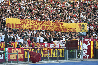 21.09.2025 Serie A 4a giornata Lazio vs Roma il Derby degli Striscioni G.Leanza ph