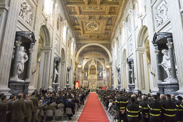 04.12.2017 Roma S.Giovanni Laterano Messa Solenne S.Barbara 04.12.2017 Roma S.Giovanni Laterano Messa Solenne S.Barbara