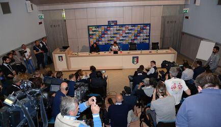 24.05.2016 Coverciano Nazionale Azzurra Conferenza Conte 24.05.2016 Coverciano Nazionale Azzurra Conferenza Conte