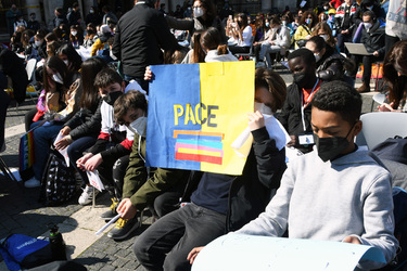 07.03.2022 Campidoglio Appello Giovani per la Pace. G.Leanza ph