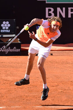 Roma 20.05.2017 Internazionali BNL Zverev vs Isner