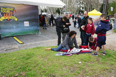 Roma 04.03.2018 Piazza Garibaldi. Panini Tour Up 2018