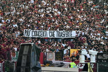 21.09.2025 Serie A 4a giornata Lazio vs Roma il Derby degli Striscioni G.Leanza ph