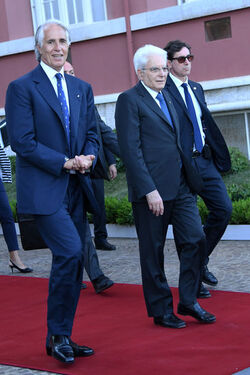 12.06.2017 Roma CONI arrivo Presidente Repubblica Mattarella