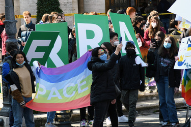 07.03.2022 Campidoglio Appello Giovani per la Pace. G.Leanza ph