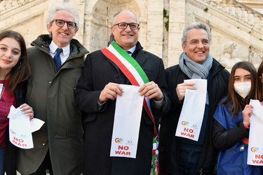 07.03.2022 Campidoglio Appello Giovani per la Pace. G.Leanza ph