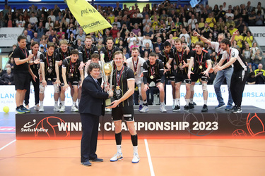 23.04.2023 Schoenenwerd Campionato Svizzero 2023 Pallavolo Maschile Volley Schoenenwerd vs. Volley Amriswil J.Oegerli ph