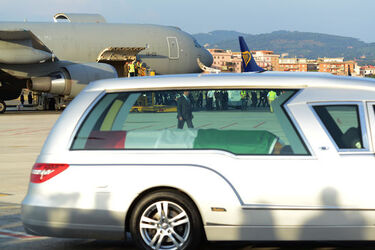 05.07.2016 Dacca victims terrorism land Ciampino Rome Airport 05.07.2016 Dacca victims terrorism land Ciampino Rome Airport