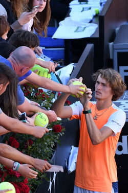 Roma 20.05.2017 Internazionali BNL Zverev vs Isner