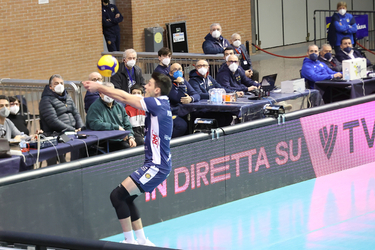 13.03.2022 SuperLega Credem Banca Pallavolo Regular Season Consar RCM Ravenna vs. Top Volley Cisterna J.Oegerli per SCATTO ph
