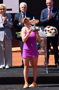 21.05.2017 Internazionali BNL Final Svitolina Winner