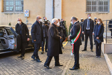 13.01.2022 Il feretro di David Sassoli in Campidoglio G.Biagini ph per SCATTO. 13.01.2022 Il feretro di David Sassoli in Campidoglio G.Biagini ph per SCATTO.
