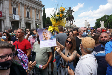 Roma 09.07.2021 Raffaella Carr&agrave; Esequie. G.Leanza ph