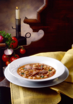 ZUPPA DI FAGIOLI E MOSCARDINI