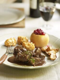 SPEZZATINO DI CERVO IN SALMI 