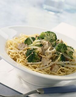FETTUCCINE AL TOFU E BROCCOLI