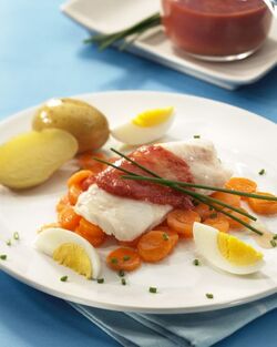 FILETTI DI MERLUZZO CON VERDURE