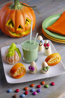 FRUTTI TERRIFICANTI FRUTTA IN STILE HALLOWEEN