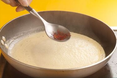 PESCATRICE IN SALSA DI ZAFFERANO