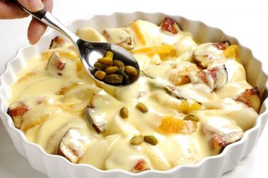 FRUTTA CON ZABAIONE GRATINATO