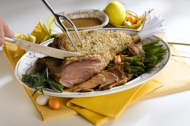 COSCIOTTO D AGNELLO IN CROSTA DI ERBE AROMATICHE