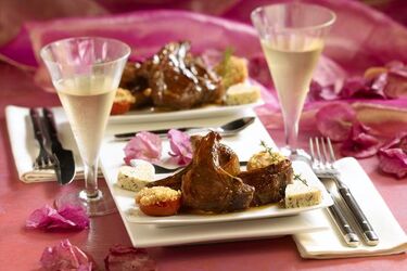 COSTOLETTE DI AGNELLO ALL ARMAGNAC