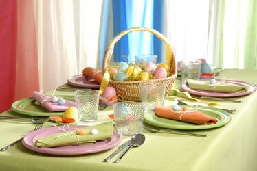 TAVOLA COLORATA PASQUALE