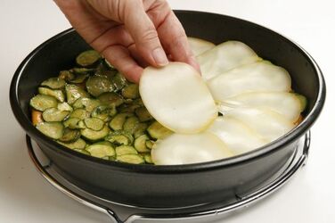 TORTINI DI ZUCCHINE E SCAMORZA