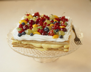 MILLEFOGLIE CON FRUTTA