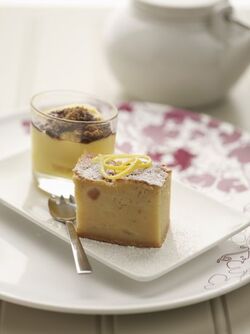 PUDDING DI MELE E CREMA PASTICCERA
