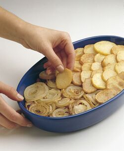 PASTICCIO DI PATATE ALICI E PEPERONI