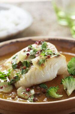 FILETTI DI MERLUZZO AL PEPE ROSA