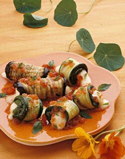 ROTOLINI DI MELANZANE E ZUCCHINE