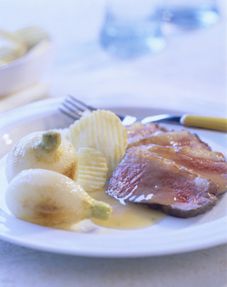 PETTO D ANATRA CON RAPE AL SIDRO PETTO D ANATRA CON RAPE AL SIDRO