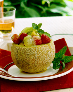 MELONE RIPIENO DI FRUTTA