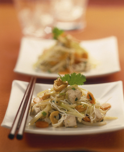 SPAGHETTI DI RISO IN INSALATA AL TOFU