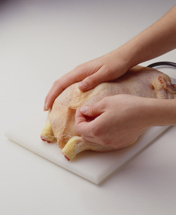 POLLO RIPIENO E POMODORINI AL FORNO